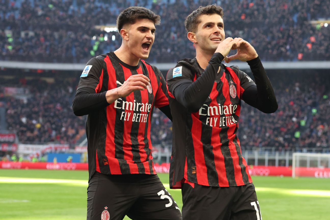 AC Milan — świętowanie gola